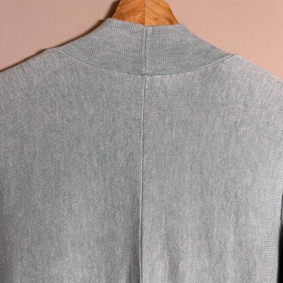 J. Jill Lightweight Wrap Knit Sweater Pullover Women's Small Blue Classic Career - Picture 9 of 11